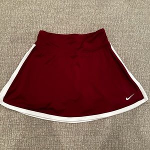 Maroon/Burgundy Nike Skort